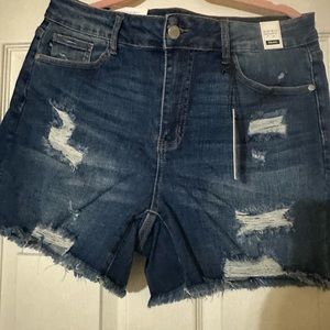 Judy Blue Distressed Denim Shorts